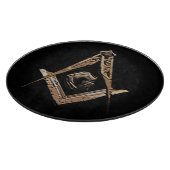 Masonic Minds (Golden) Snijplank (Hoek)