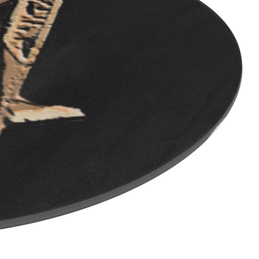 Masonic Minds (Golden) Snijplank (Hoek)