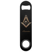 Masonic Minds (Golden) Speed Flessenopener (Achterkant)
