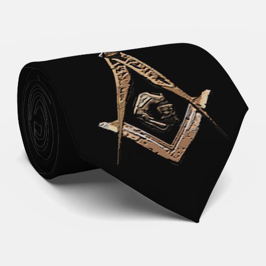 Masonic Minds (Golden) Stropdas (Opgerold)