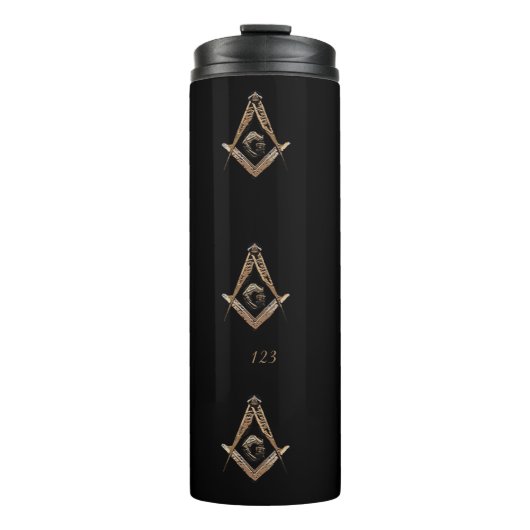 Masonic Minds (Golden) Thermosbeker (Voorkant)