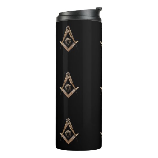 Masonic Minds (Golden) Thermosbeker (Gedraaid links)