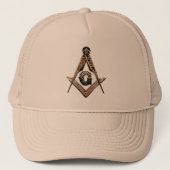 Masonic Minds (Golden) Trucker Pet (Voorkant)