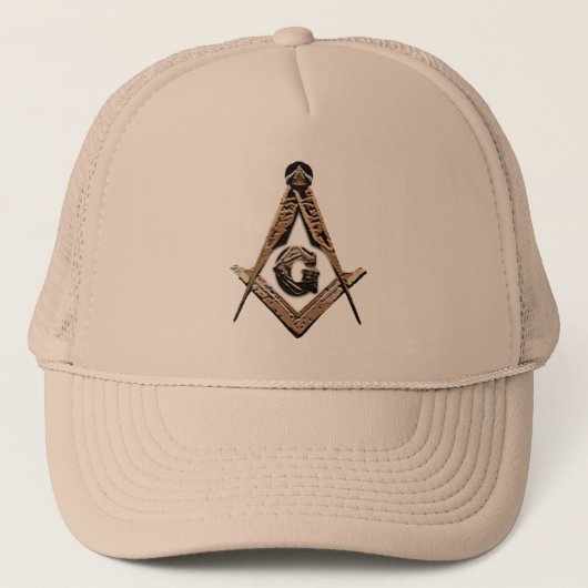 Masonic Minds (Golden) Trucker Pet (Voorkant)