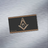 Masonic Minds (Golden) Visitekaartje Magneet (Voorbeeld)