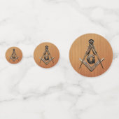 Masonic Minds (Golden Wooded) Confetti (Achterkanten)