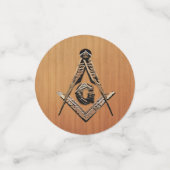 Masonic Minds (Golden Wooded) Confetti (Kleine voorkant)