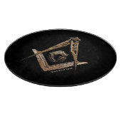 Masonic Minds (Gouden Bruin) Snijplank (Hoek)