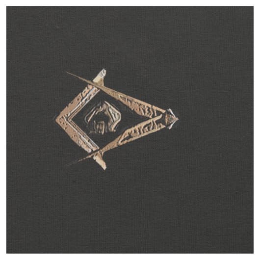 Masonic Minds (Gouden Bruin) Stof (Close Up)