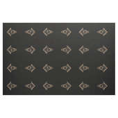 Masonic Minds (Gouden Bruin) Stof (Fat Quarter)