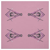 Masonic Minds (roze) Stof (Swatch)