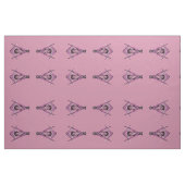 Masonic Minds (roze) Stof (Fat Quarter)