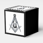 Masonic Minds (Silvery) Bedankdoosjes (Voorkant Zijde)
