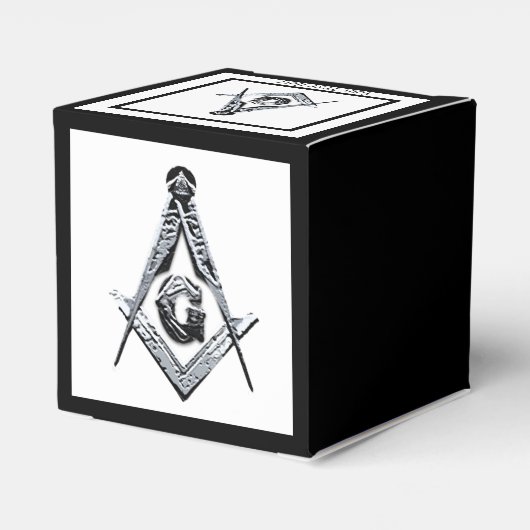 Masonic Minds (Silvery) Bedankdoosjes (Achterkant)