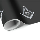 Masonic Minds (Silvery) Cadeaupapier (Rol Hoek)