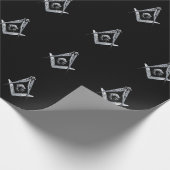 Masonic Minds (Silvery) Cadeaupapier (Hoek)