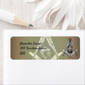 Masonic Minds (Silvery) Etiket (Insitu)