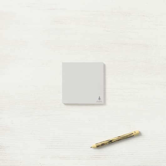 Masonic Minds (Silvery) Post-it® Notes (Op bureau)
