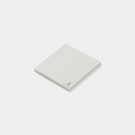 Masonic Minds (Silvery) Post-it® Notes (Schuin)