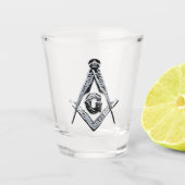 Masonic Minds (Silvery) Shot Glas (Voorkant)