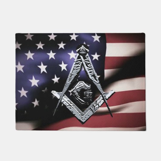 Masonic Minds (Silvery) USA Deurmat (Voorkant)
