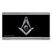 Masonic Minds (Silvery) Visitekaartje Magneet (Voorkant)