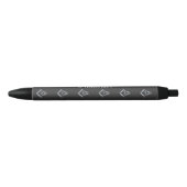 Masonic Minds (Silvery) Zwarte Inkt Pen (Voorkant)