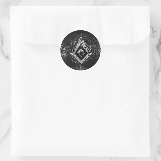 Masonic Minds (SilverySwish) Ronde Sticker (Tas)