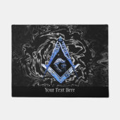 Masonic Minds (SwishBlue) Deurmat (Voorkant)