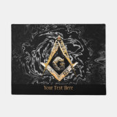 Masonic Minds (YellowishSwish) Deurmat (Voorkant)