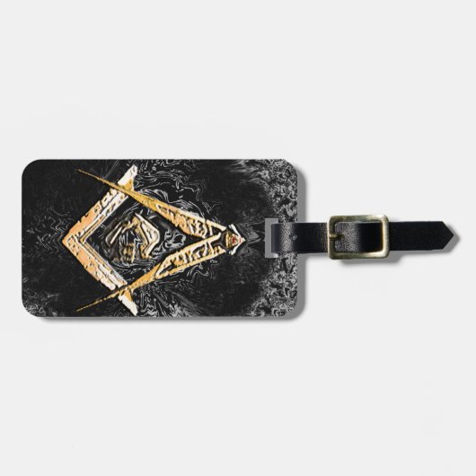 Masonic Minds (YellowSwish) Bagagelabel (Voorkant horizontaal)