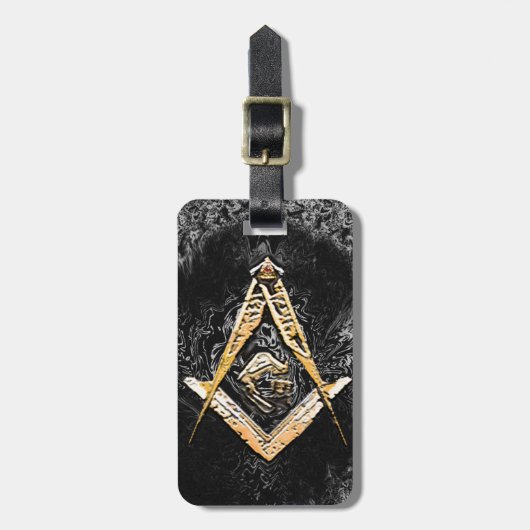 Masonic Minds (YellowSwish) Bagagelabel (Voorkant verticaal)