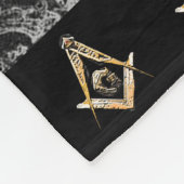 Masonic Minds (YellowSwish) Fleece Deken (Hoek)