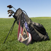 Masonic Minds (YellowSwish) Verenigde Staten Golfhanddoek (Groen)