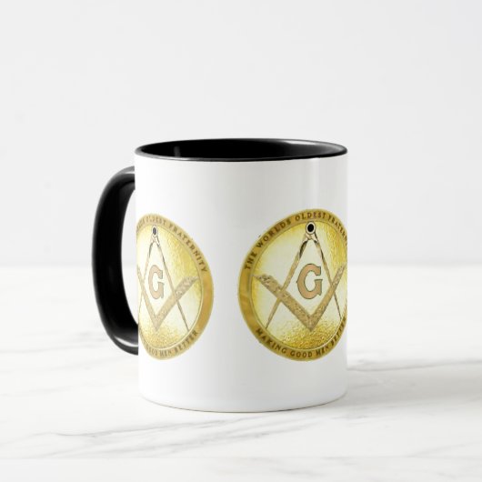 Masonic Mok (Voorkant links)