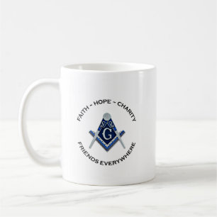 Masonic Mok Blue Clean