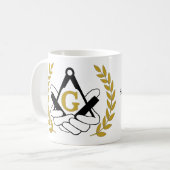 Masonic-mok Koffiemok (Voorkant links)