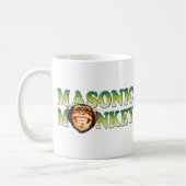 Masonic Monkey Koffiemok (Links)