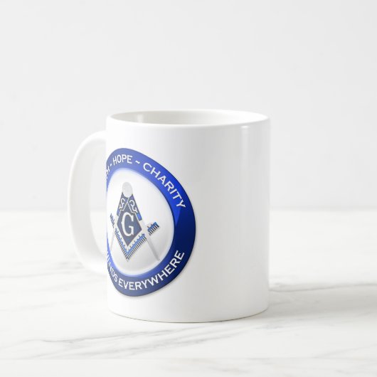 Masonic Mug Koffiemok (Voorkant links)