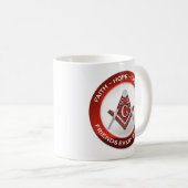 Masonic Mug - Red Koffiemok (Voorkant rechts)