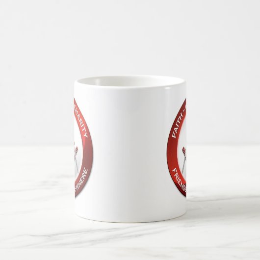 Masonic Mug - Red Koffiemok (Center)