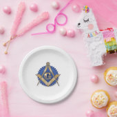 Masonic Paper-Borden Papieren Bordje (Feest)
