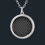 Masonic Pattern (zwart) Zilver Vergulden Ketting<br><div class="desc">Masonic Pattern (zwart)</div>