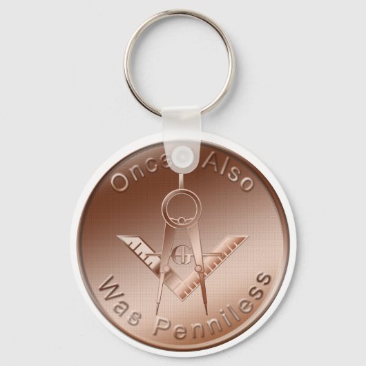 Masonic Penny Sleutelhanger (Voorkant)
