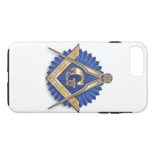 Masonic phone case (Achterkant (Horizontaal))