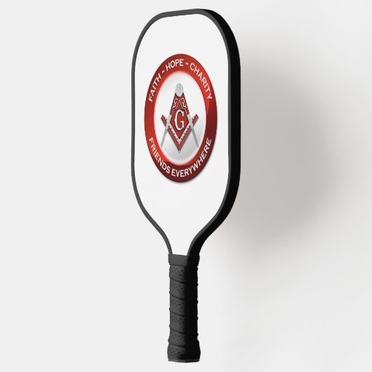 Masonic Pickleball Paddle Red (Links)