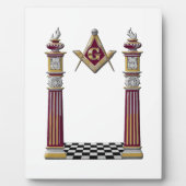 Masonic Pillars Fotoplaat (Voorkant)