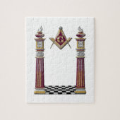 Masonic Pillars Legpuzzel (Verticaal)