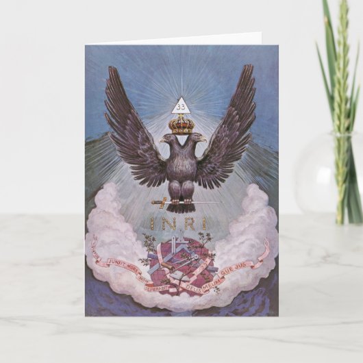Masonic Print Kaart (Voorkant)