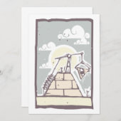 Masonic Pyramid-uitnodigingen Kaart (Voorkant / Achterkant)